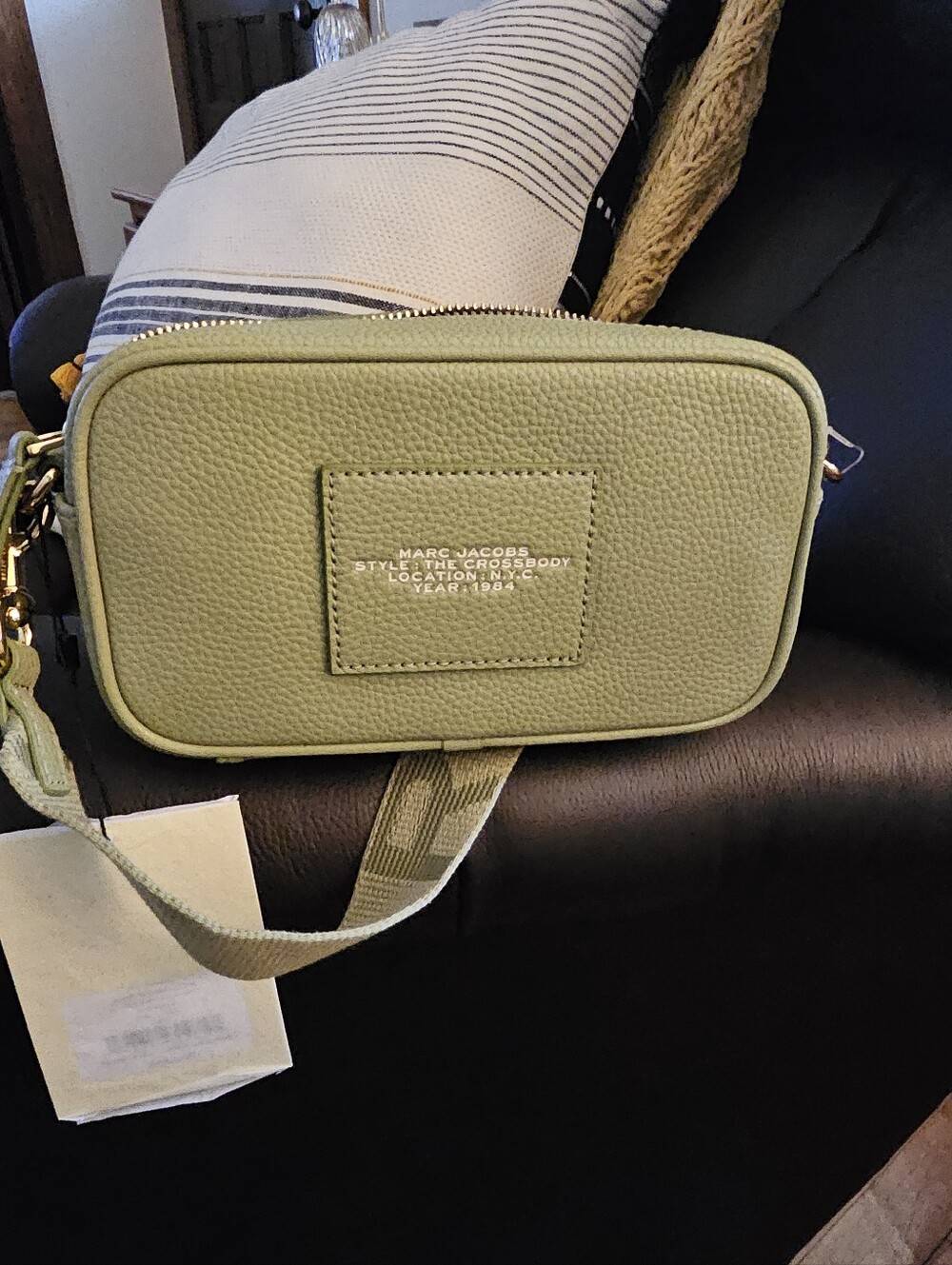 Marc Jacobs  "The Crossbody Bag"  NWT Green - Picture 4 of 7